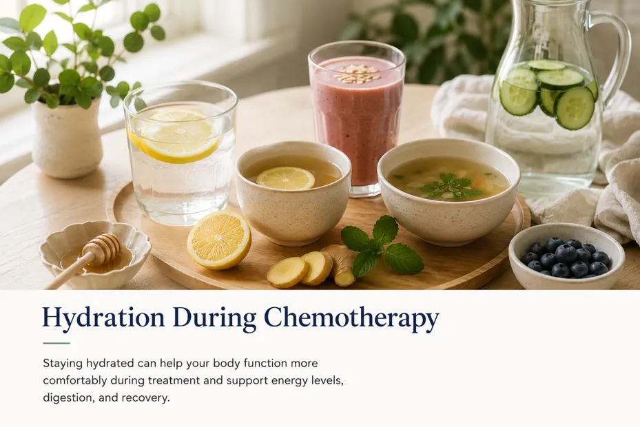 Hydration strategies during cancer treatment: fluids, broths, and electrolyte beverages